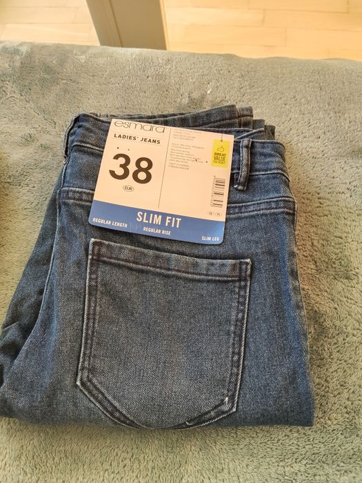 Nowe spodnie damskie jeansy 2 pary rozm. 38 M
