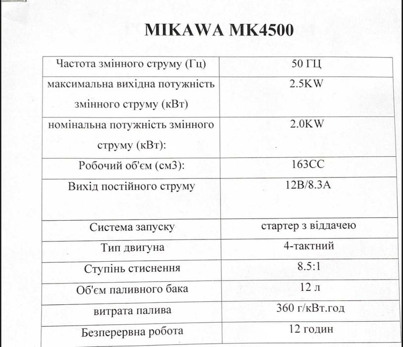 НОВИЙ бензиновий генератор