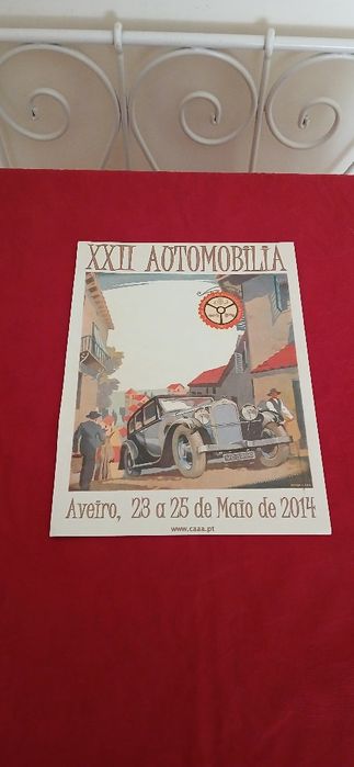 Cartaz XXII Automobilia Aveiro, de 2014