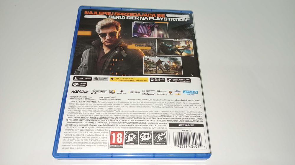 ps5 CALL OF DUTY BLACK OPS 6 PL po polsku okładka polska najlepszy COD