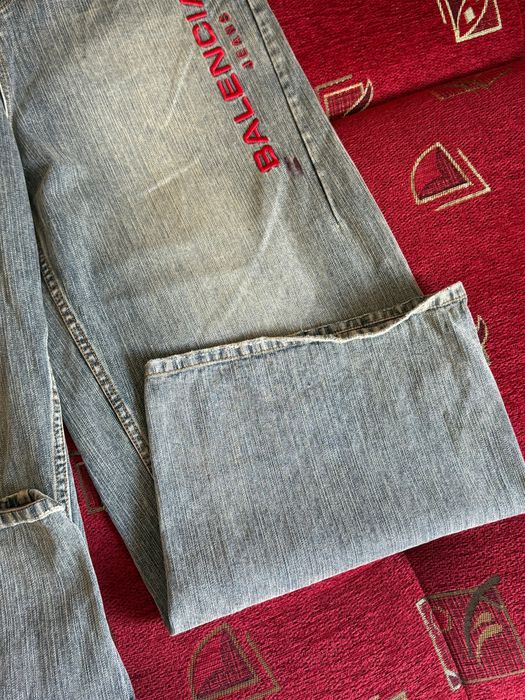 Spodnie Jeansy Baggy Szerokie Balenciaga Oversize