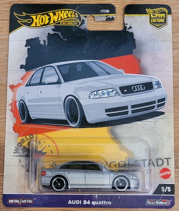Audi S4 Quattro szare Hot Wheels