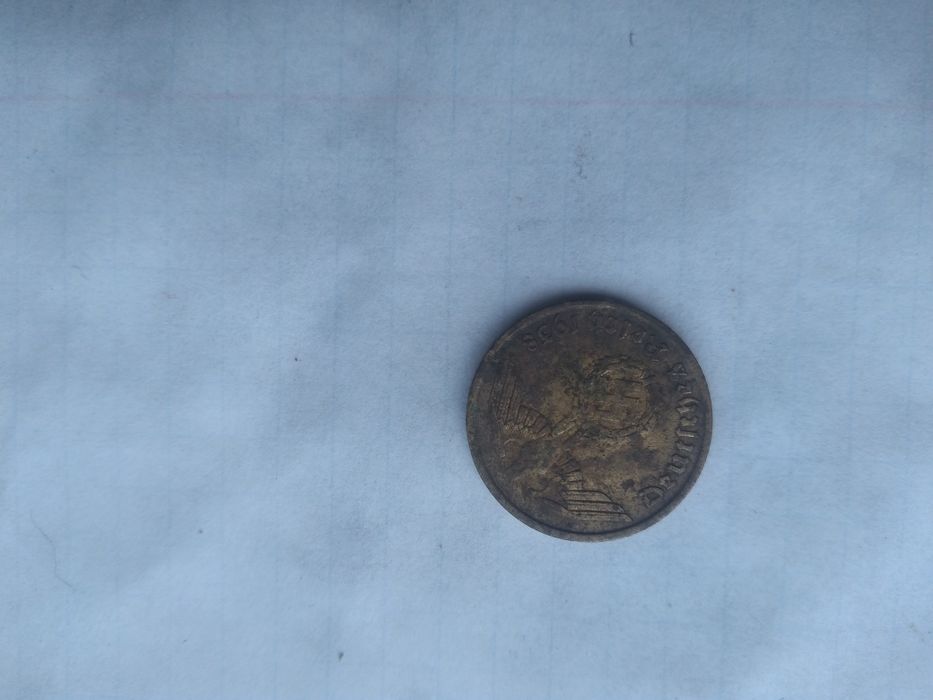 Moneta 10 reichspfennig 1938 Niemcy Rzesza