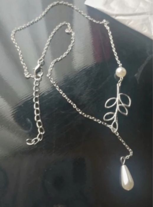 Colar em prata com pérola