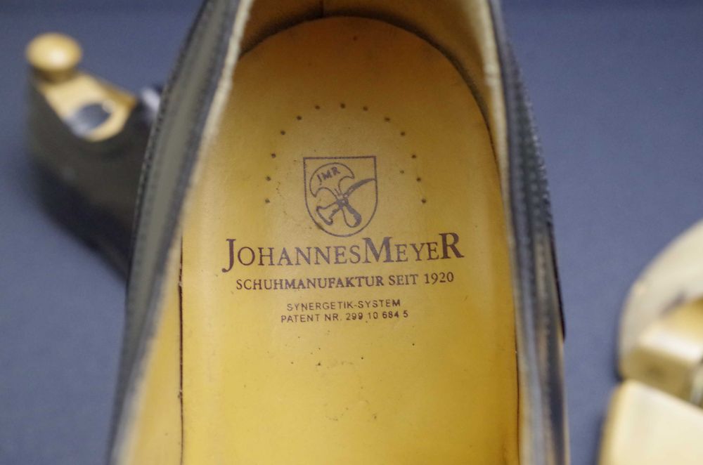 Johannes Meyer Оригинал Туфли Дерби Брутальные Германия 44р
