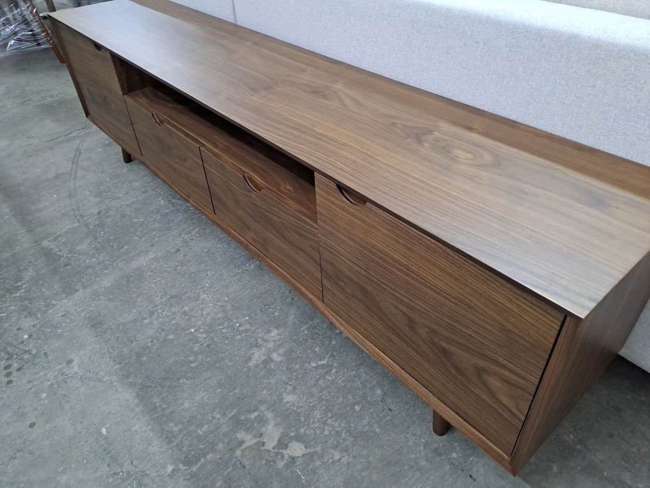 Movel Tv 2 Portas 2Gavetas Nogueira