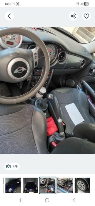 Mini Cooper 1600 gasolina