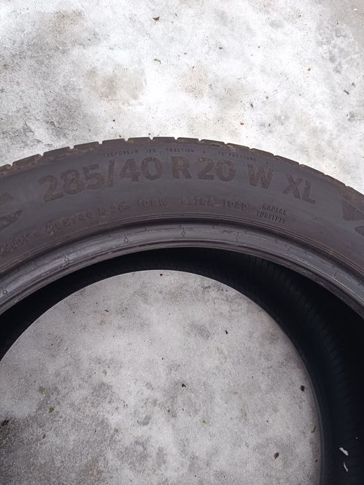 Продам шини Continental 285/40/20  255/45/20 різноширокі