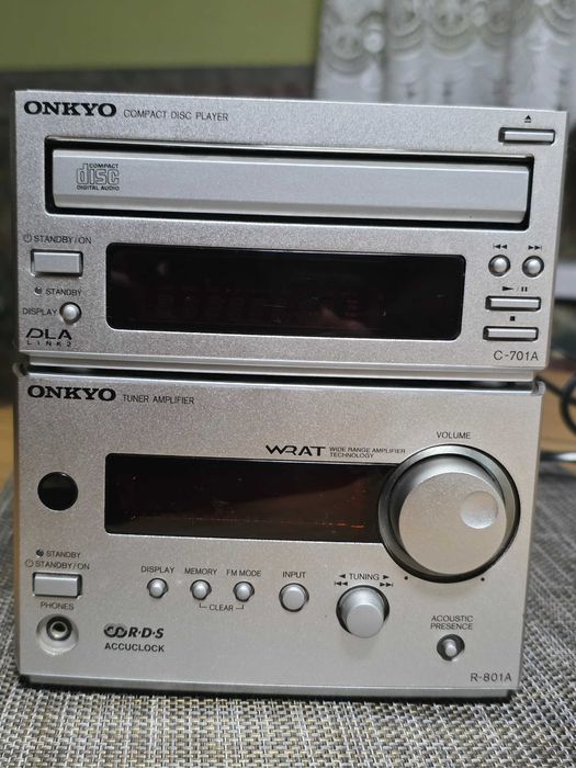 Miniwieża ONKYO R-801A + C-701A Świeradów-Zdrój • OLX.pl