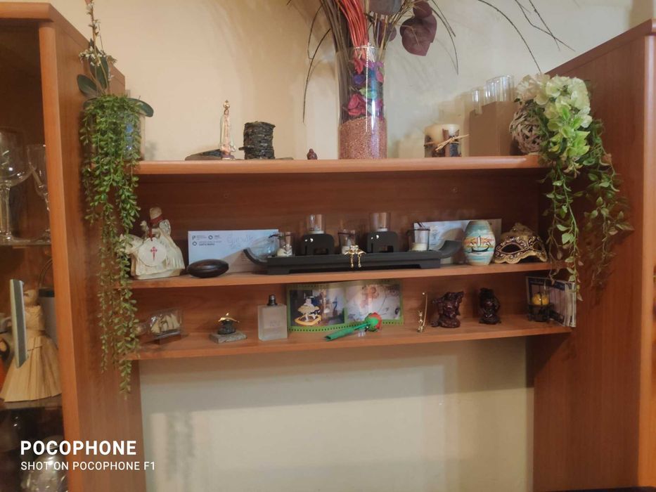 Móveis de sala de estar e jantar.