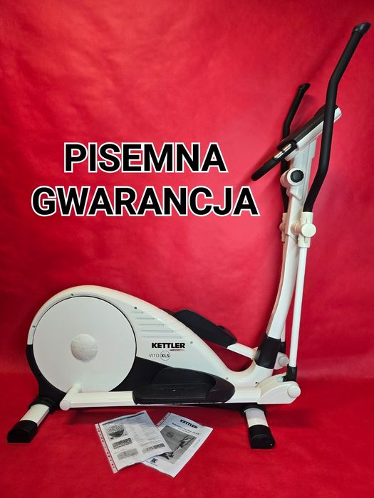 Piękny Orbitrek Kettler Vito XLS do 150KG. CICHY Gwarancja Magnetyczny