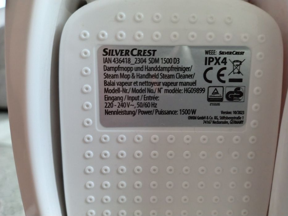 Mop parowy silvelcrest
