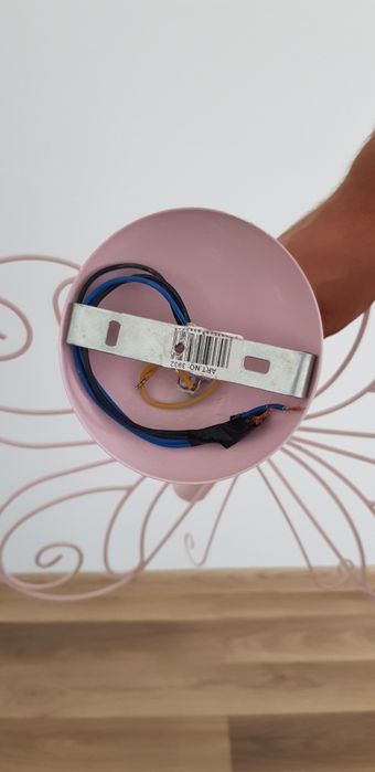 Żyrandol lampa motyl