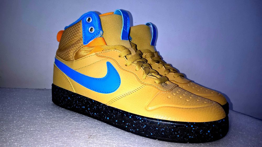 NIKE mushrooms  zółte modne  skórzane okazja