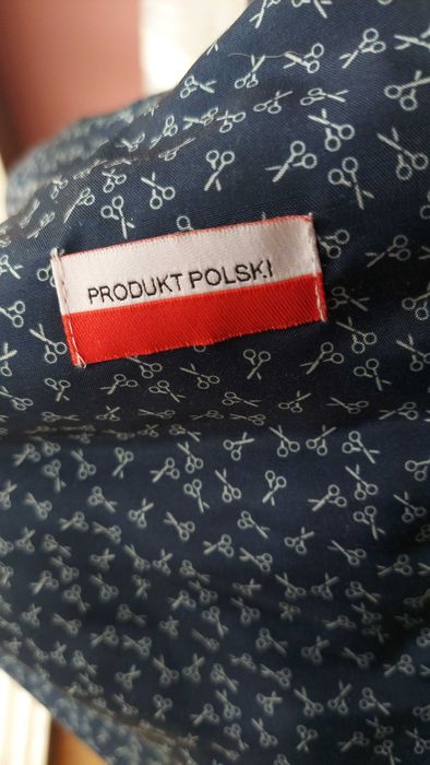Płaszcz wełniany damski w jodełkę Konik rozm.44