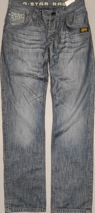Wr) G-STAR RAW DENIM 3301 oryginalne męskie spodnie jeansowe Roz.31/34