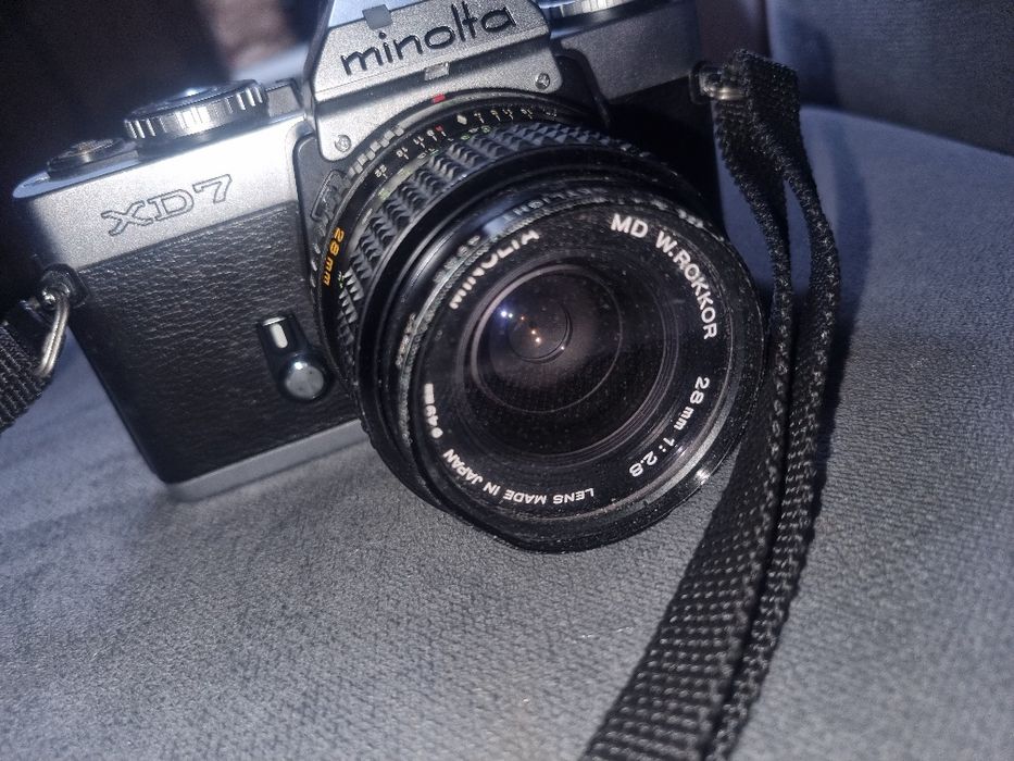 Minolta XD7 + MD W.Rokkor 28mm 1:2.8