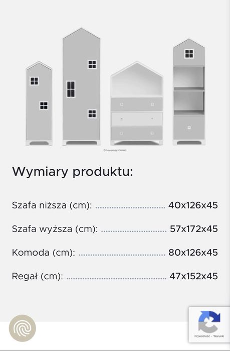 Meble dziecięce domki konsimo