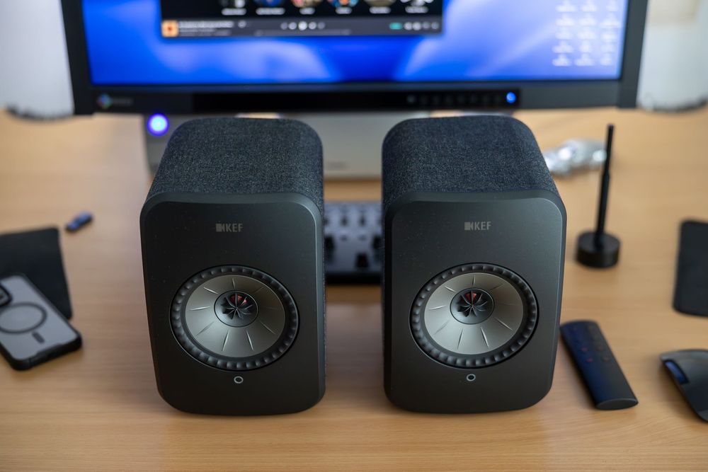 Głośniki aktywne Kef LSX Czarne Carbon Black / para