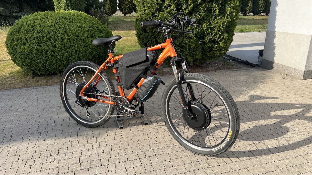 E-Bike Rower Elektryczny Dual Motor HUB 6.6Kw 52v