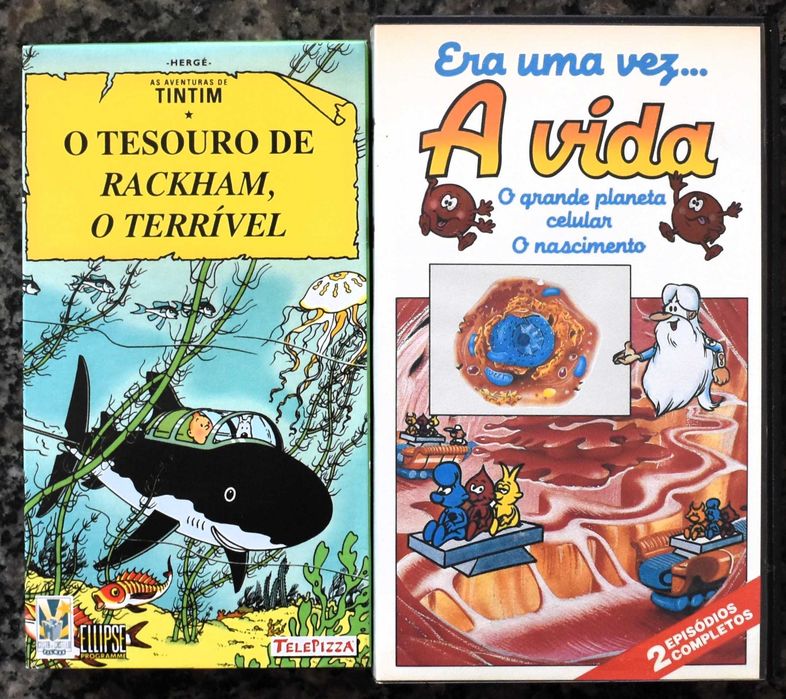 Lote 5 filmes de animação em VHS (Lote 3)