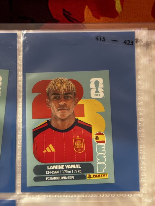 Lamine yamal , Mbappé , neymar … PANINI world cup