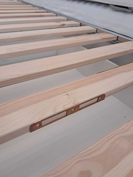 Łóżko/leżanka z 2 szufladami FLEKKE (IKEA)