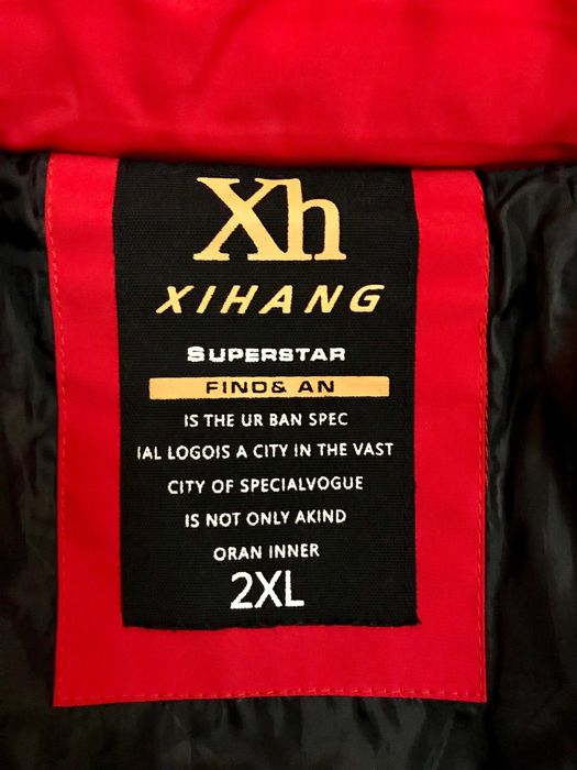 Модна чоловіча червона куртка | XIHANG