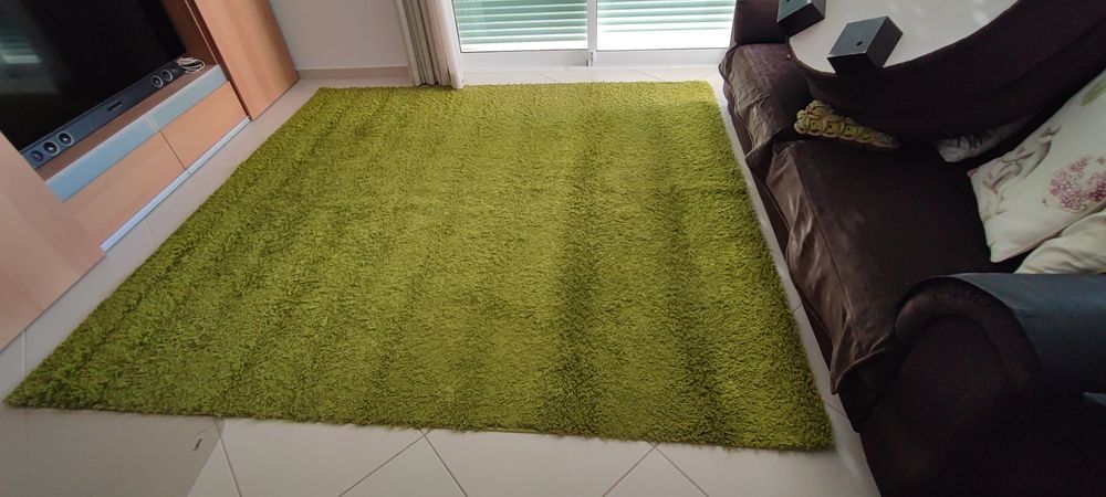 Tapete verde,2.50x2.30m