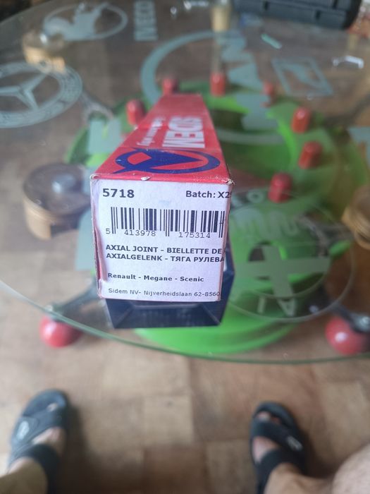 Тяга рулева підшпинік чехли Рено Меган 2