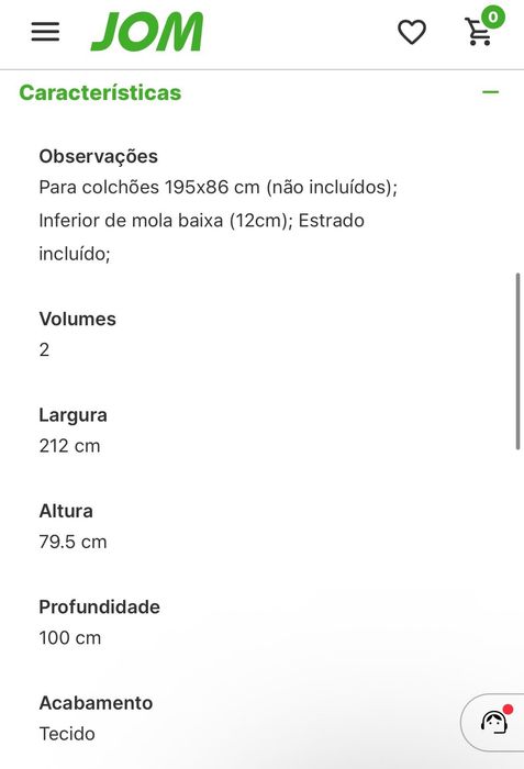 Cama dupla /  sofá