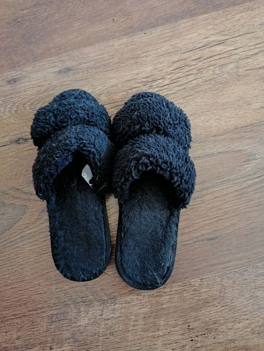 Kapcie z futerkiem