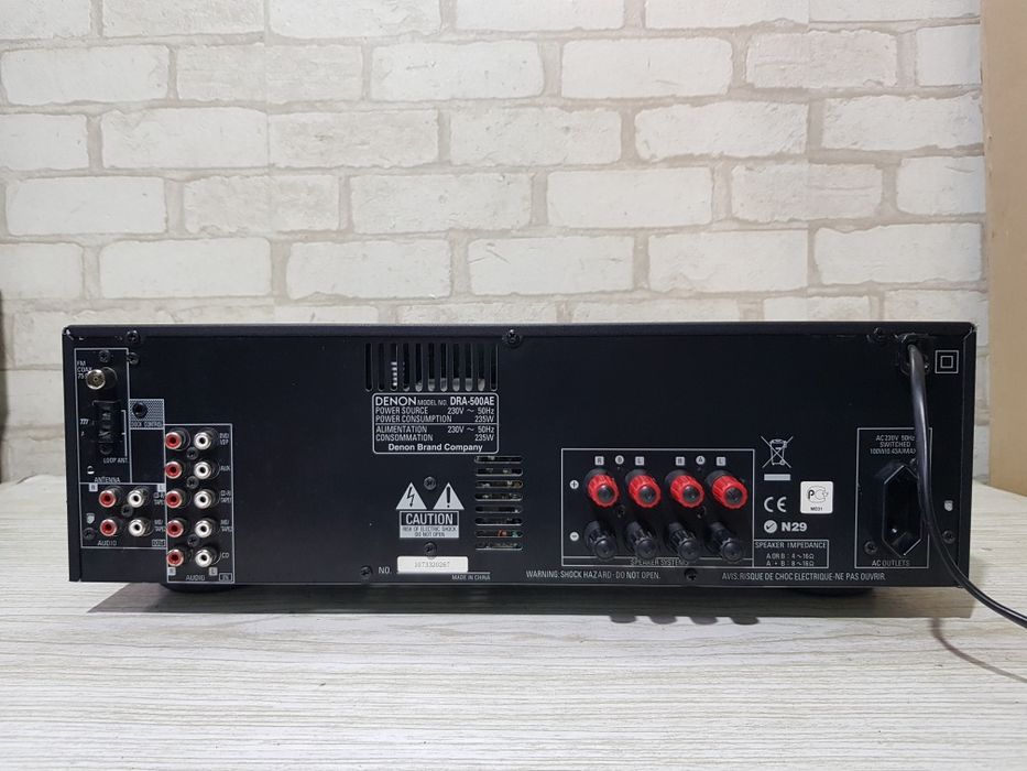 AV Стерео ресивер/підсилювач Denon DRA-500AE 2*95Вт!