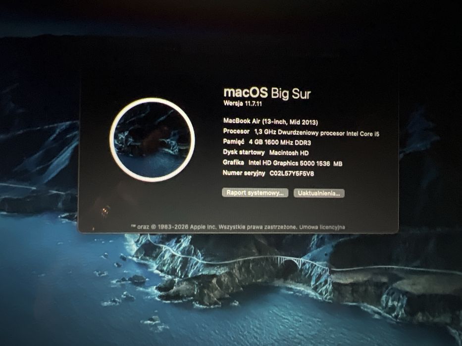 MacBook Air 6,2  13”