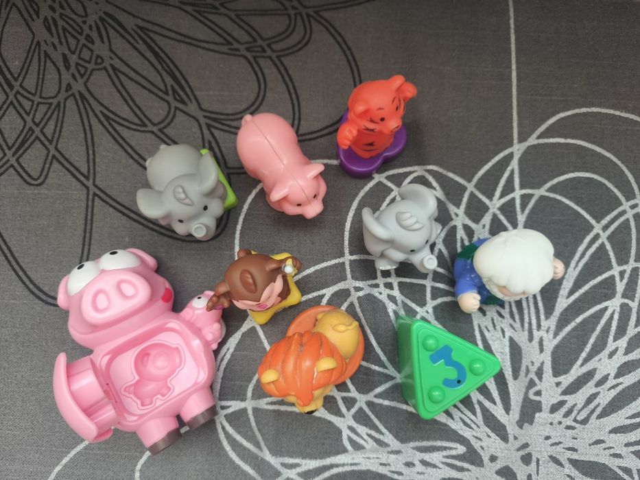 Фигурки ковчег Kiddieland трактор Киддилэнд сафари пиратский корабль Play-Doh
