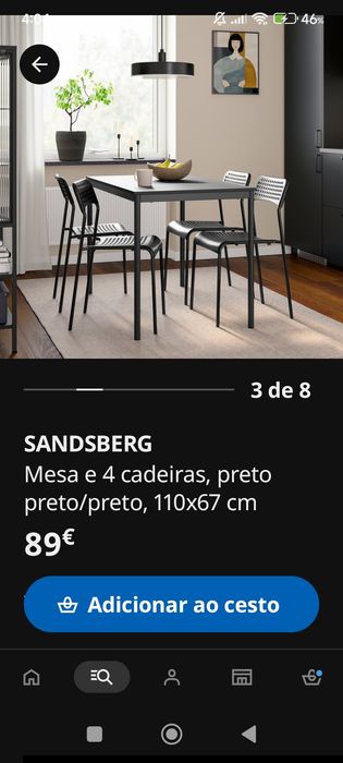 Mesa refeição 4 pessoas