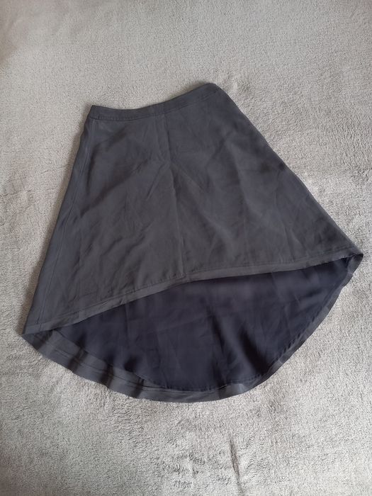 Armani Exchange spódnica jedwab mulberry