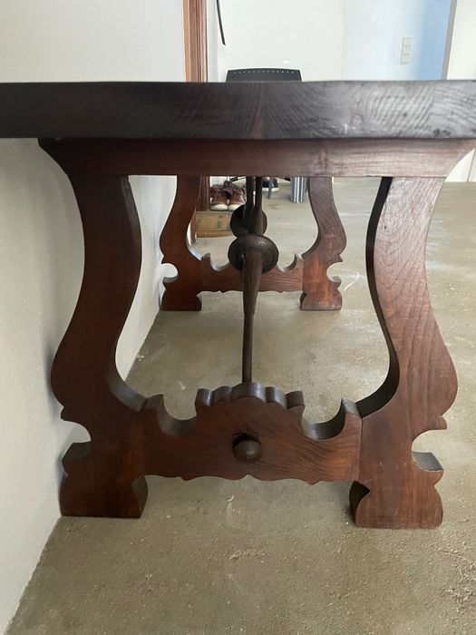 Mesa de centro/ coffee table retangular em madeira