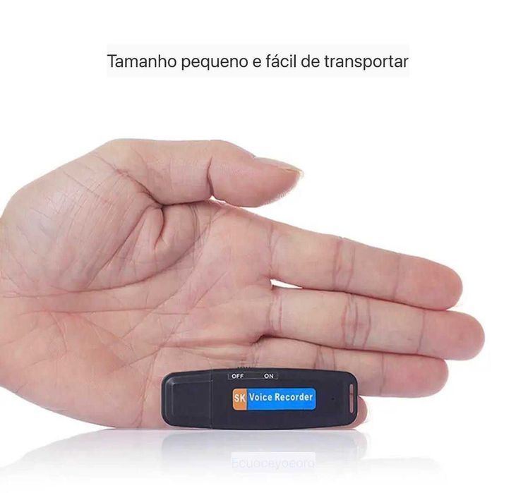 Pen Gravação de Voz (BRANCA)