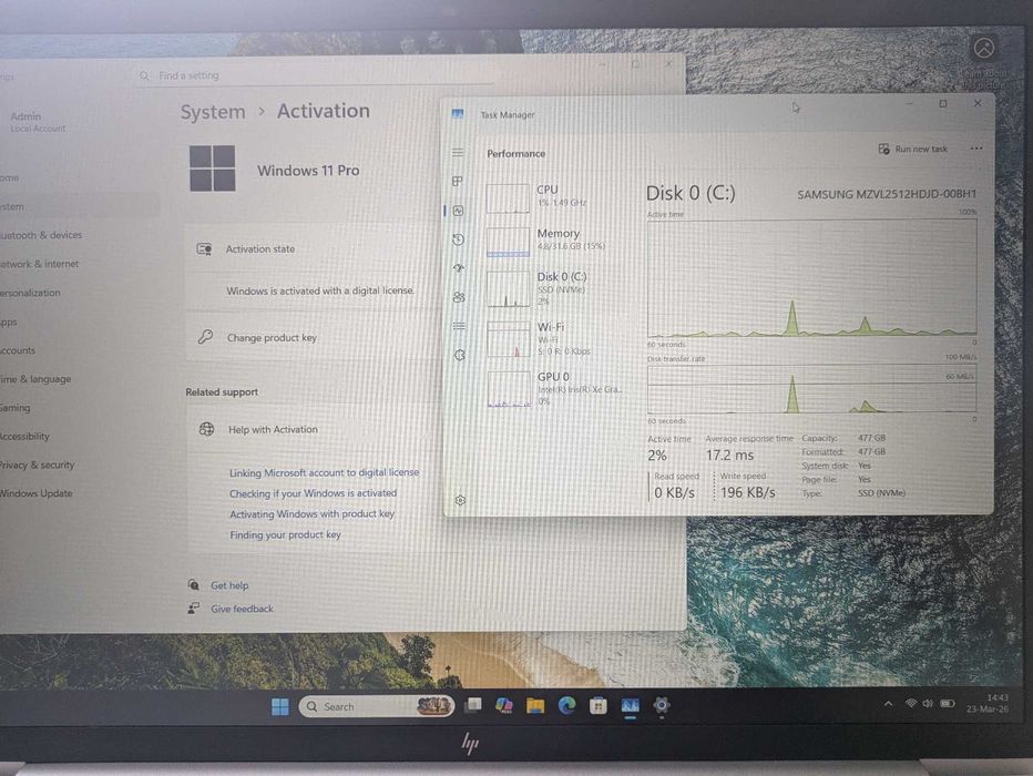 HP EliteBook 860 G10 ( Core i7-1370P, 32 Gb RAM, 512 Gb SSD)