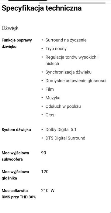 Sounbar Philips Fidelio B5 12 Stan Idealny