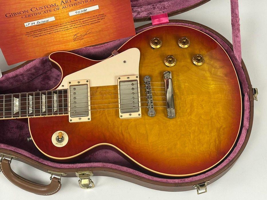 Gibson Les Paul Custom Shop Standard 1959/59/R9/LPR9 Quilt Top (2005 р., mint, 6500$)