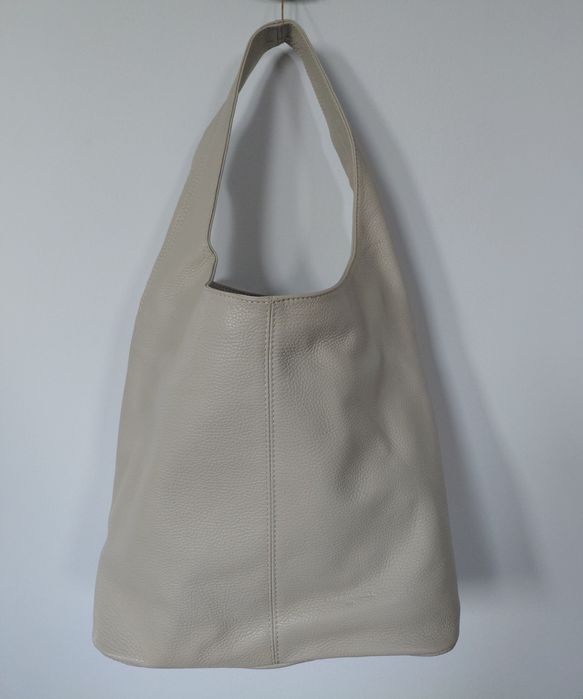 Torebka worek Cholewiński, skóra naturalna