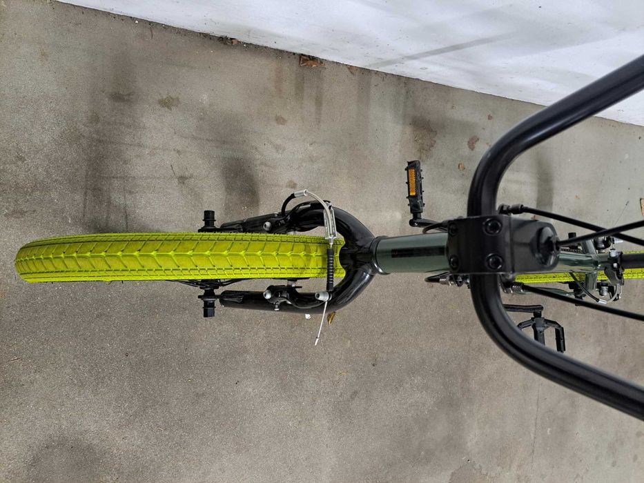 Rower bmx wipe 500 zielony