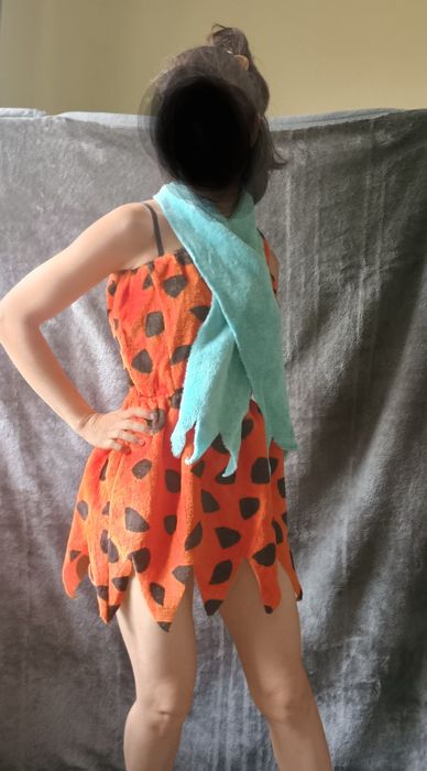 Kostium dla dorosłych Wilma Flintstone jaskiniowiec