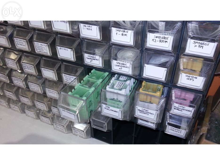 Caixas modulares componentes electronicos SMD com tampa64585669576194124