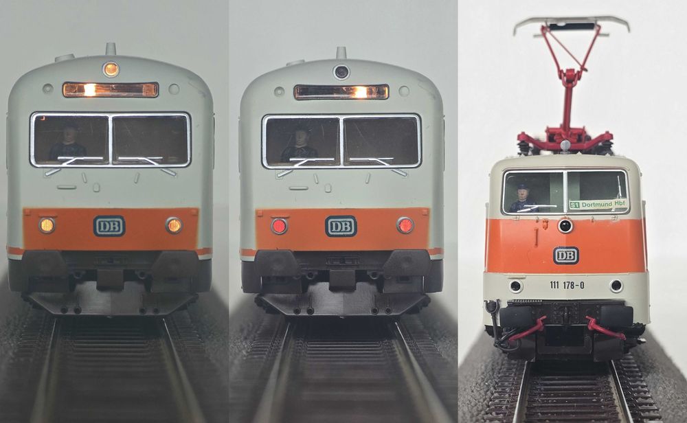 Piękny skład S-bahn - ROCO (BR111 + 3 wagony)