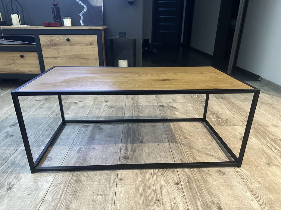 EXETER Loftowy stolik kawowy z plyty mdf