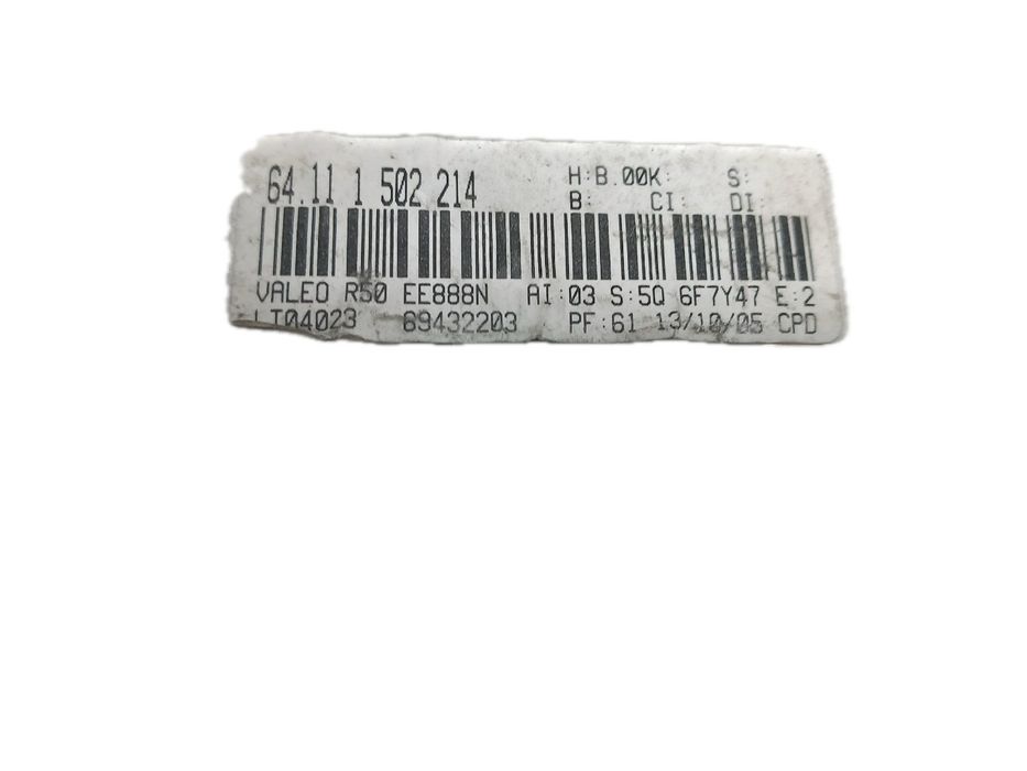 Comando chauffage / sofagem MINI Mini (R50, R53)
