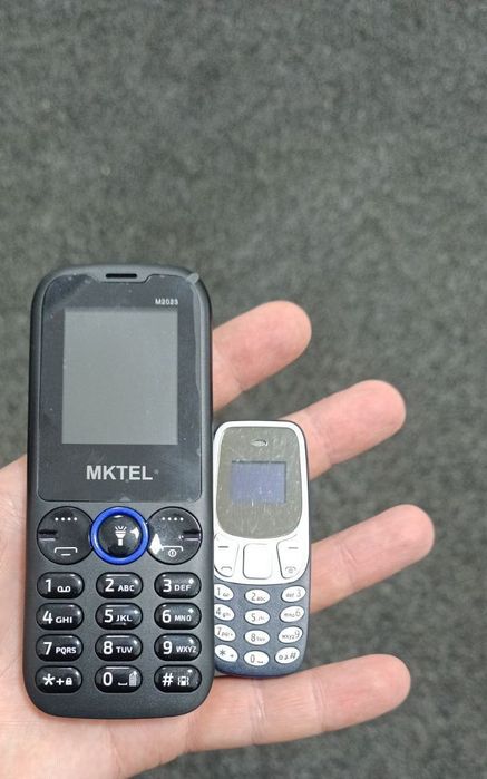 Міні телефон 2 sim 0000  (У НАЯВНОСТІ) синій  2G НОВИЙ Швидка відпра